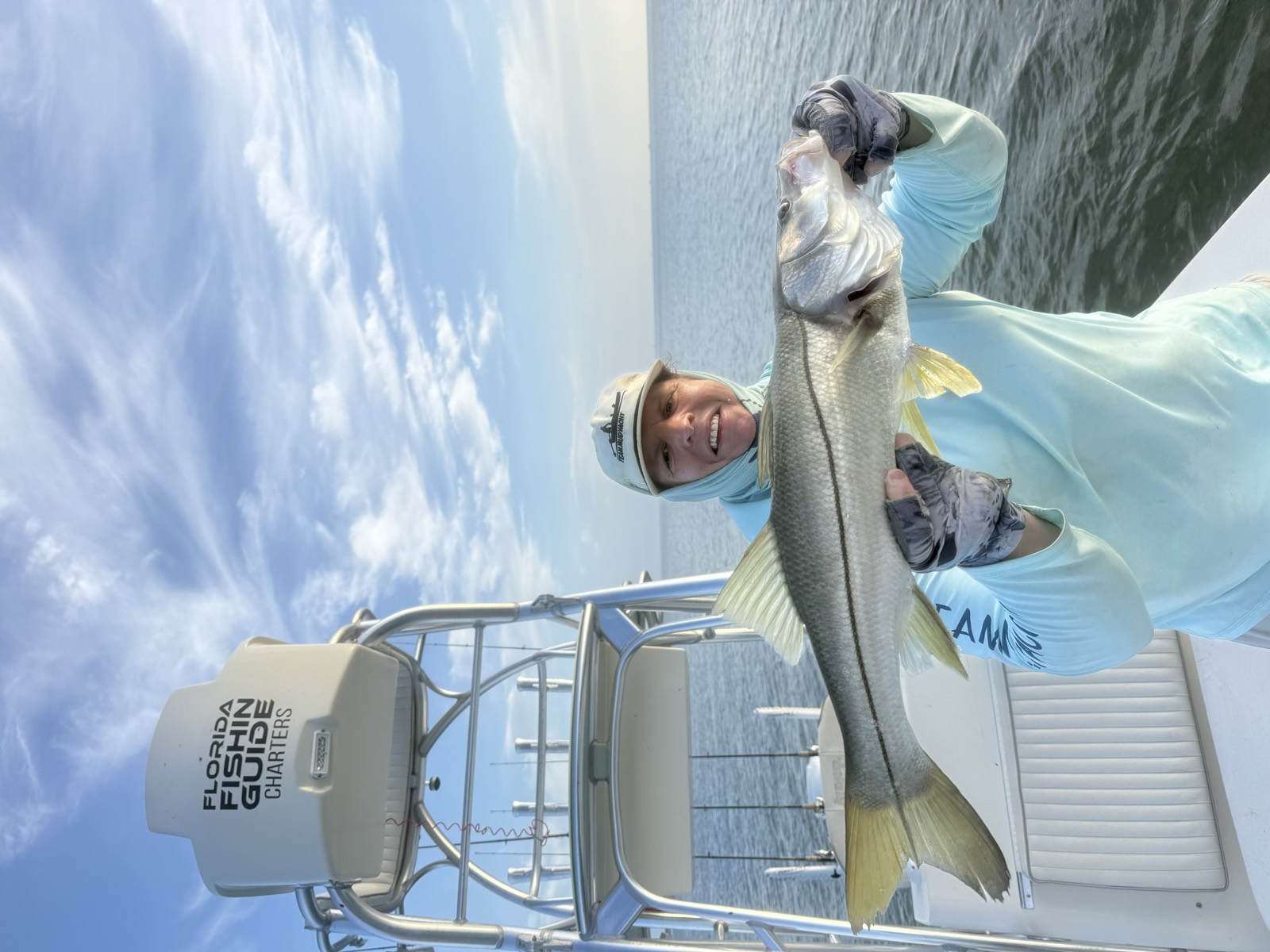 A trophy catch aboard with Capt. Bo Hogan